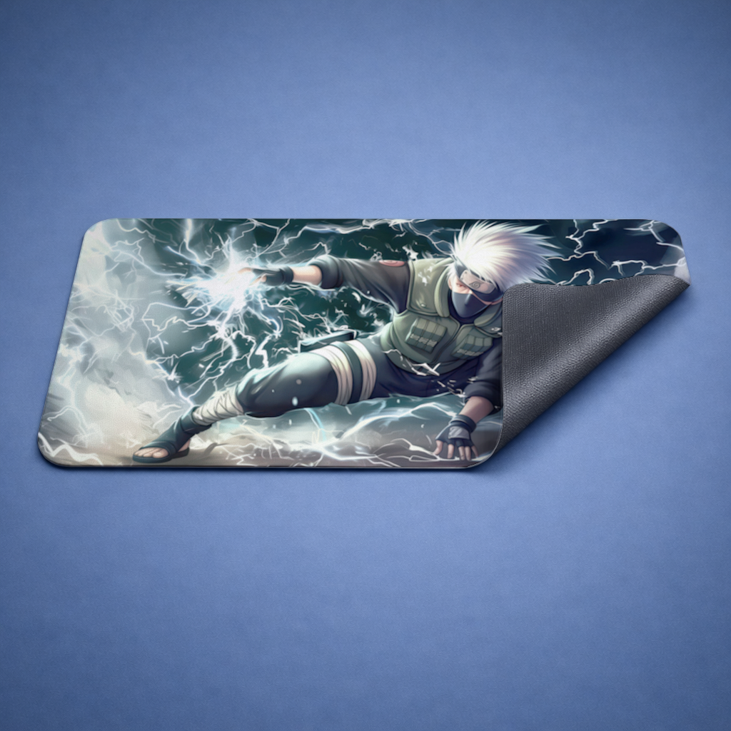 Kakashi Hatake  The Roar of the Lightning Blade Mouse Pad