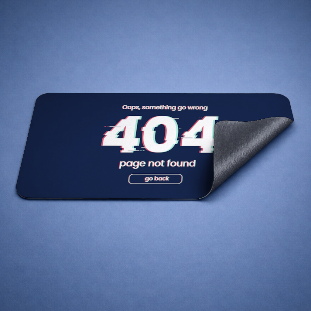 404 Error Glitch Design 