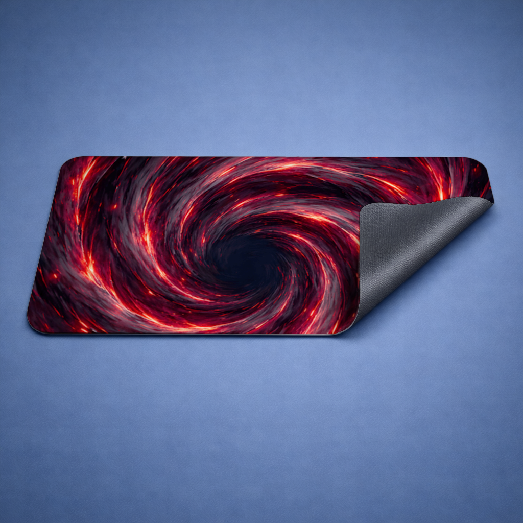 Uchiha Brothers Eternal Black Flames of Amaterasu Mouse Pad