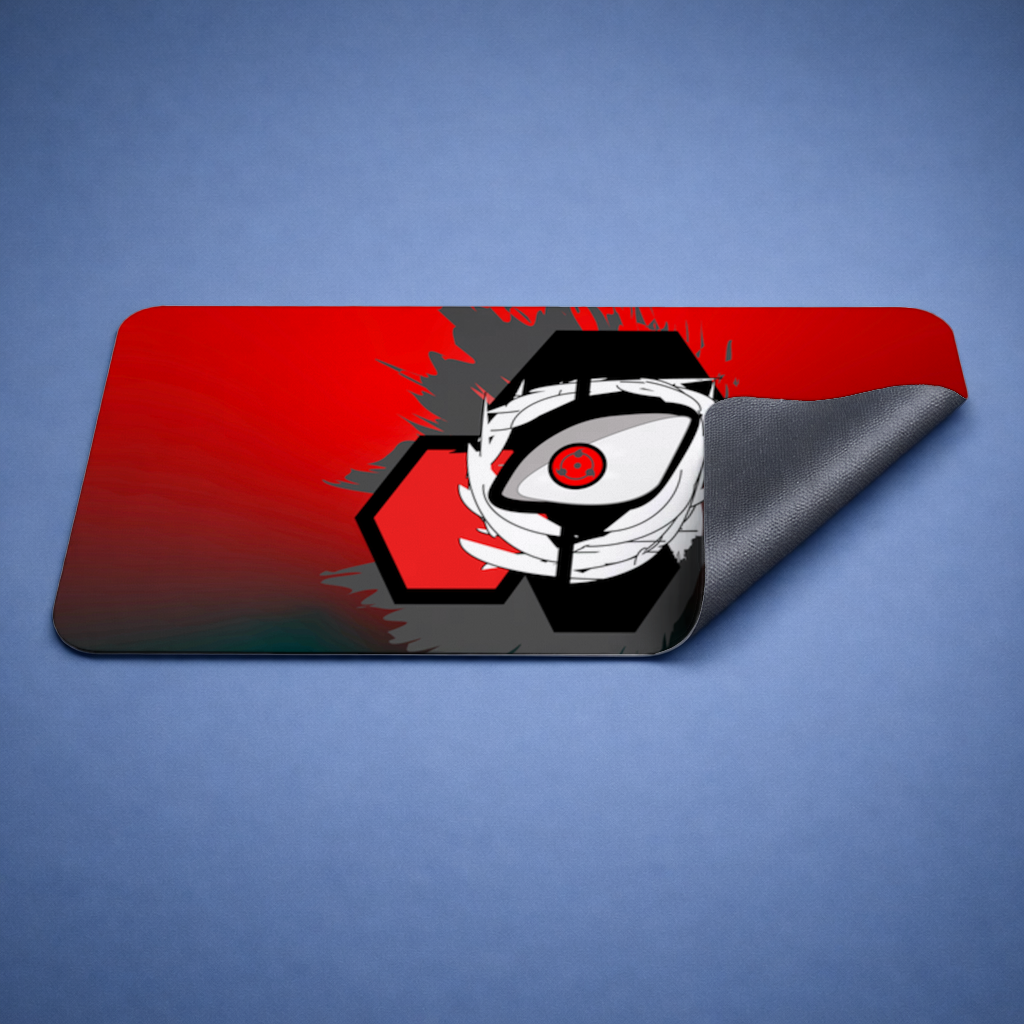 Mystic Red Eye Hexagon Mouse Pad