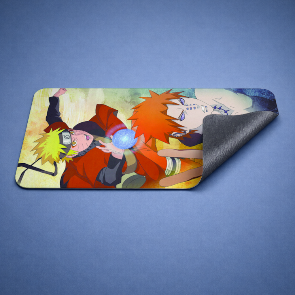 Turuncu Ninja Enerji Küresi Düellosu Mouse Pad