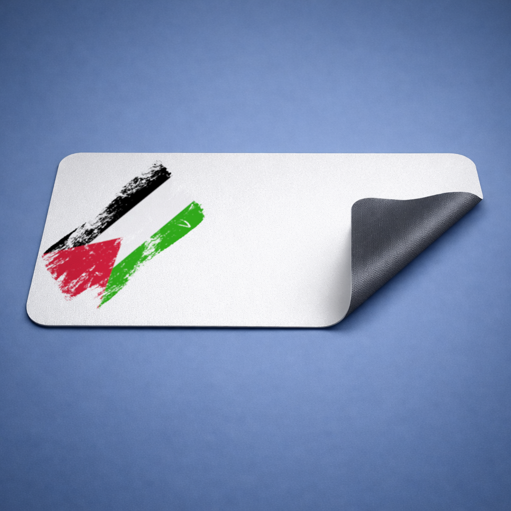 Palestine Resistance Flag Brush Stroke