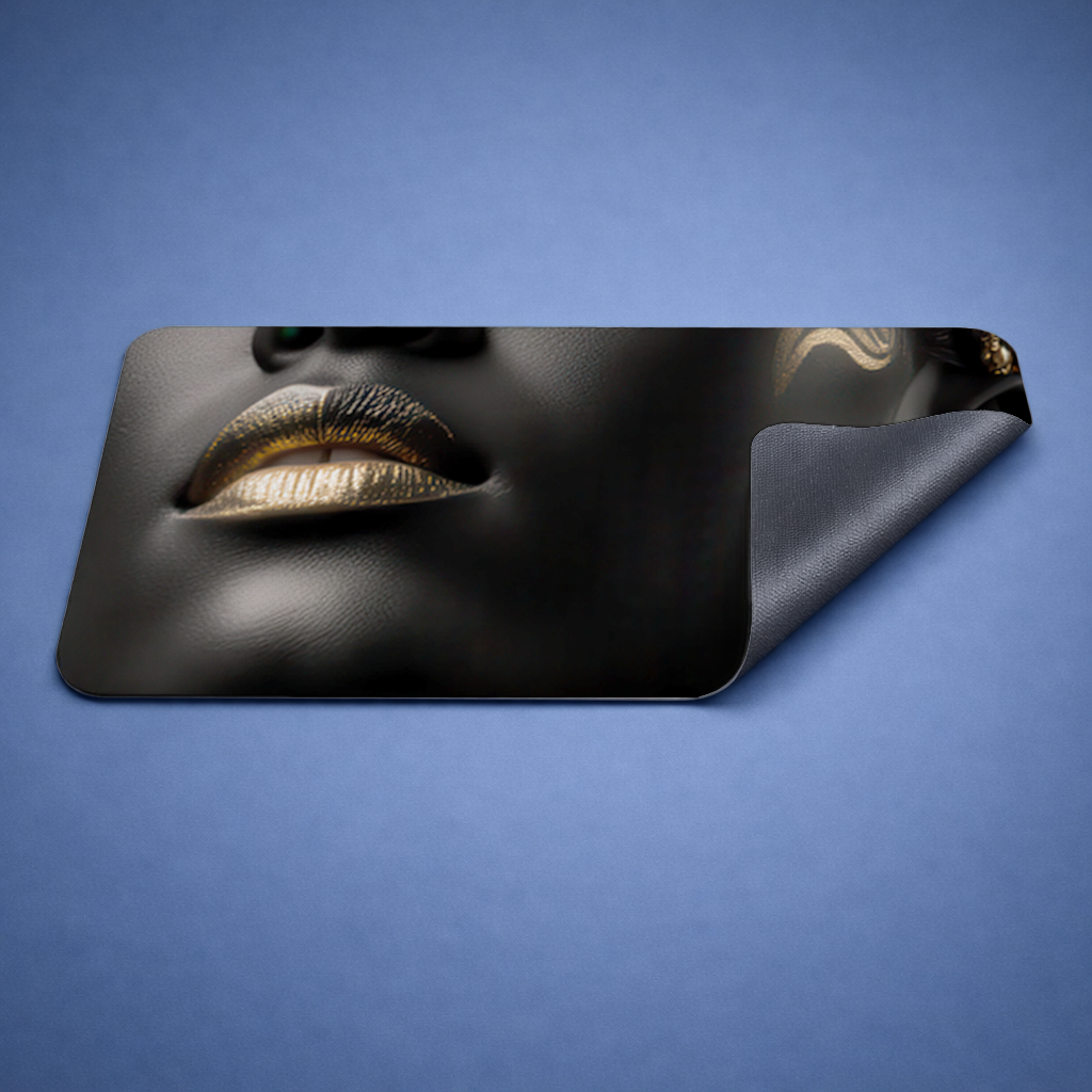 Gold Afrofuturistic Black Woman 