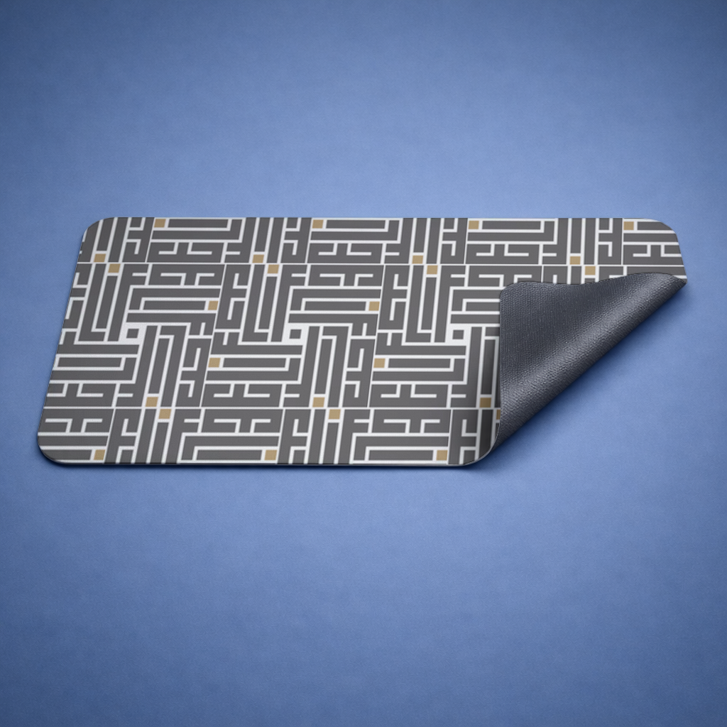 Kufi yazı- Elif Mouse Pad