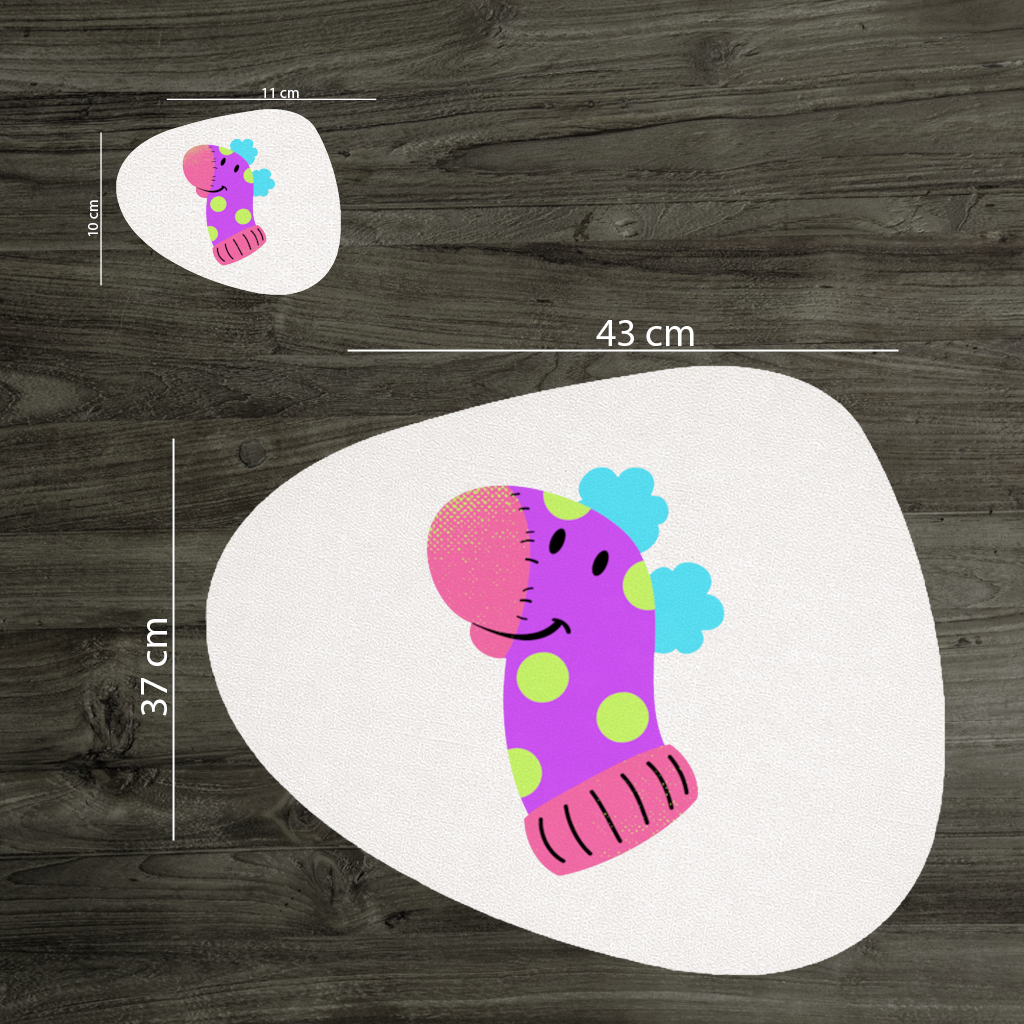 Cute Colorful Dinosaur Illustration Charger Plate Set  12 Pieces