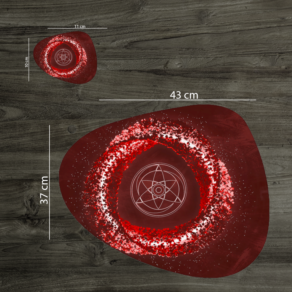 Mangekyō Sharingan  The Infinite Vortex of Power Charger Plate Set  12 Pieces