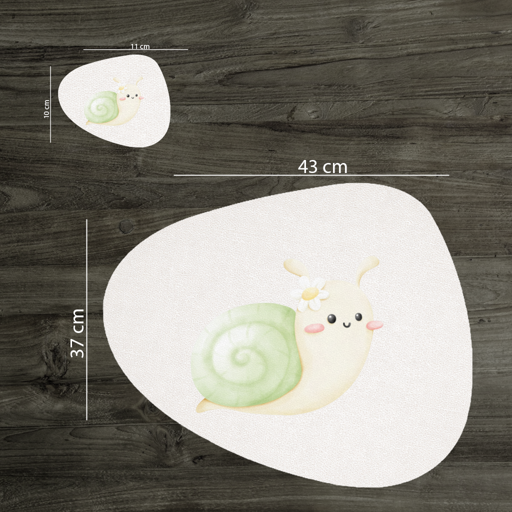 Cute Snail Illustration 