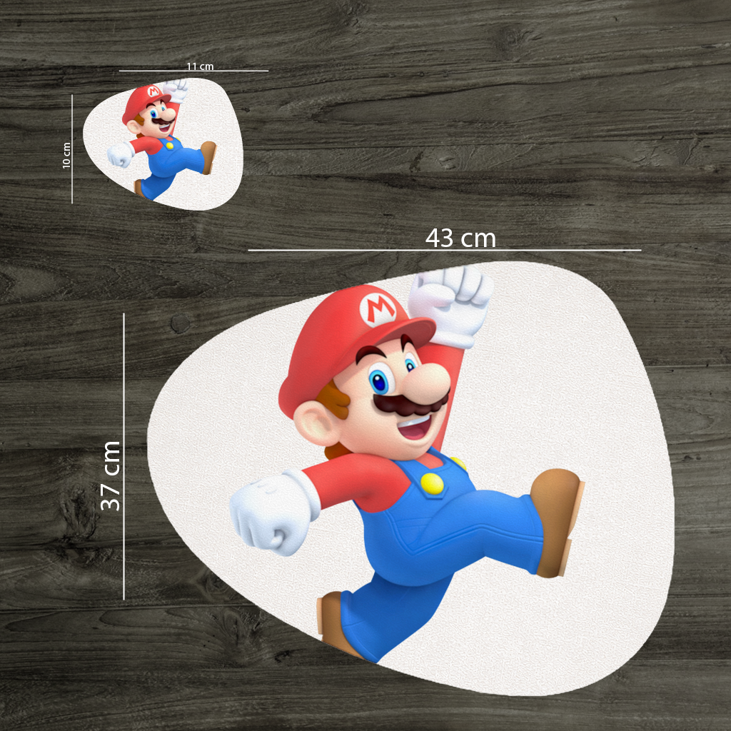 Retro Pixel Hero Design Charger Plate Set  12 Pieces