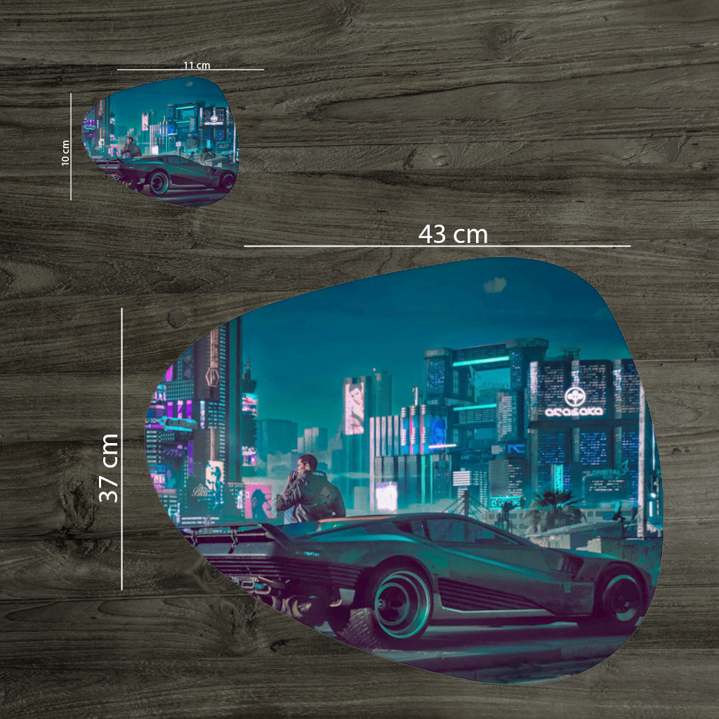 Cyberpunk Themed Customizable Gaming Design Product 