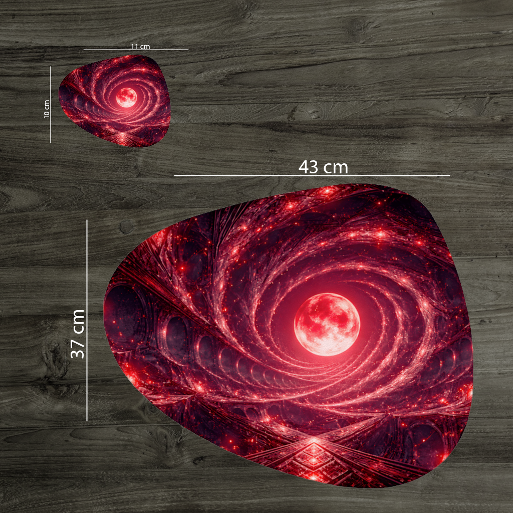 Itachi Uchiha Master of Eternal Tsukuyomi Time Charger Plate Set 12 Pieces