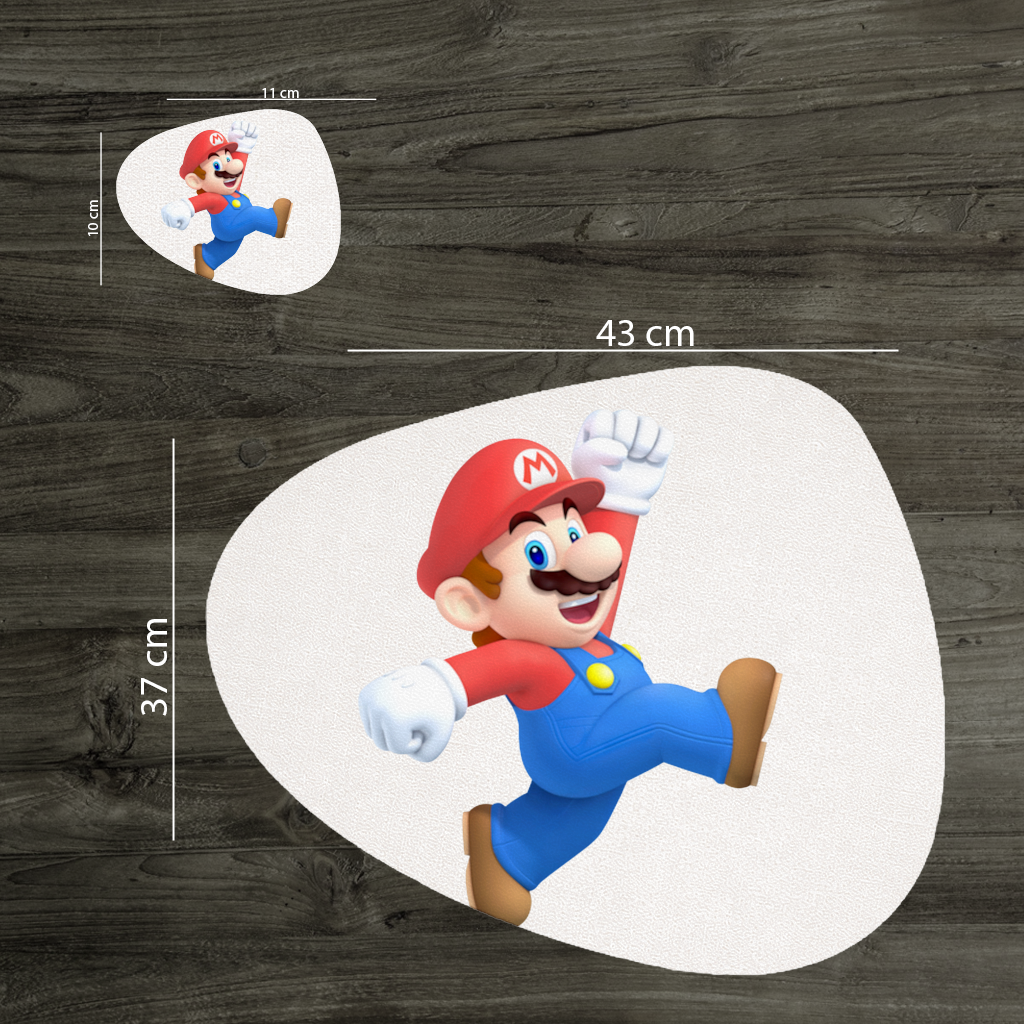 Retro Oyun Tarzı Piksel Kahraman Tasarımı Servis Tabağı Altlığı (12 Adet)