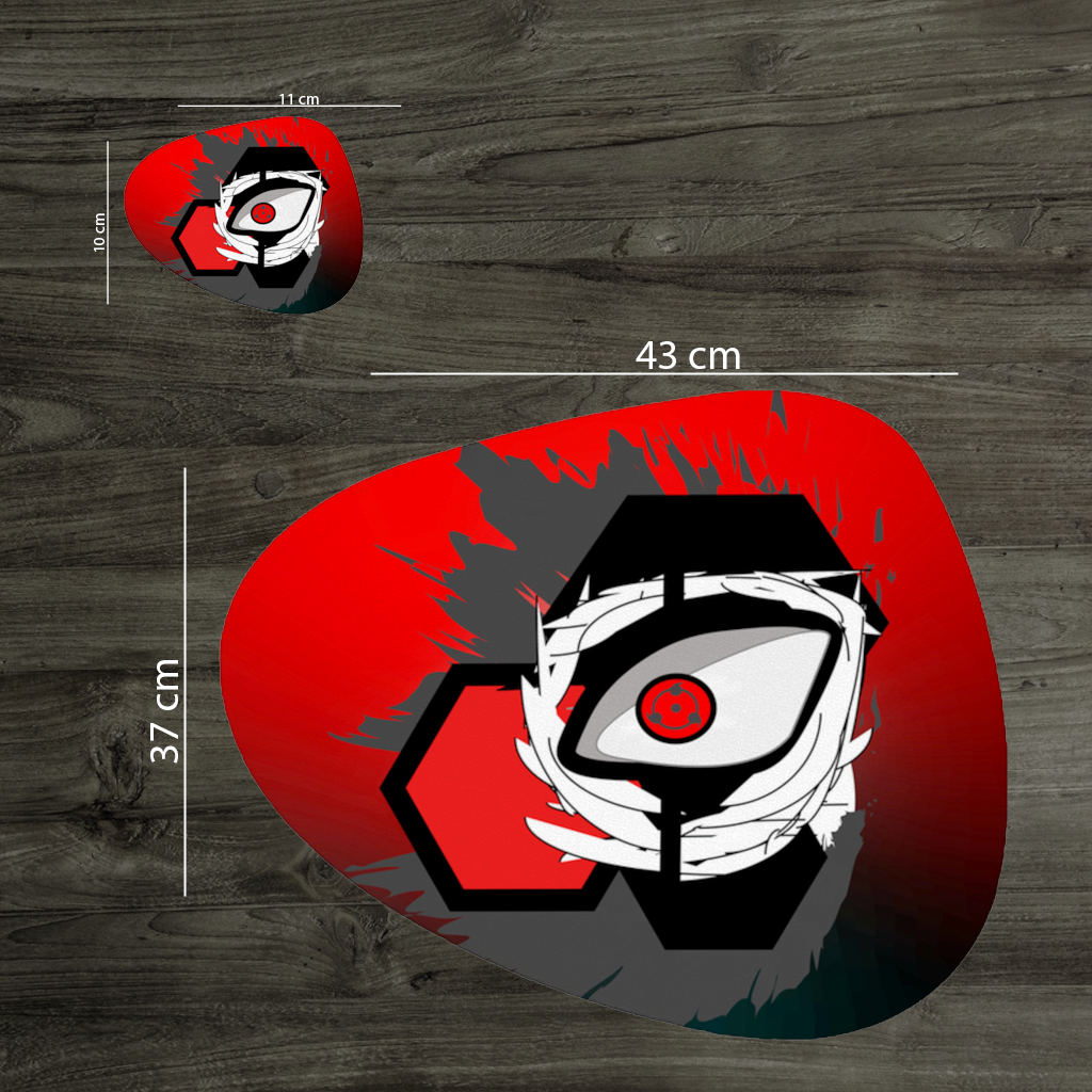 Mystic Red Eye Hexagon Charger Plate Set  12 Pieces