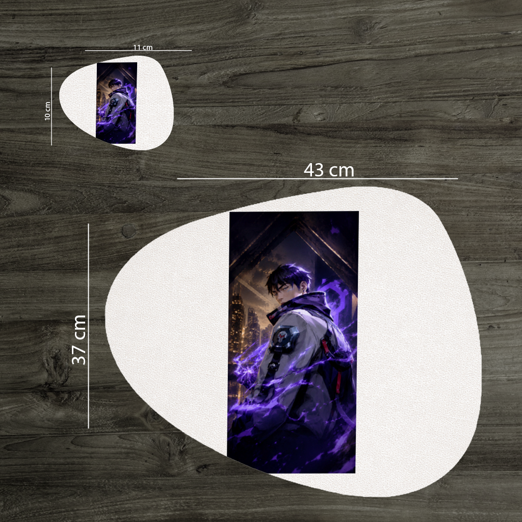 Valorant Iso Mouse pad Charger Plate Set 12 Pieces