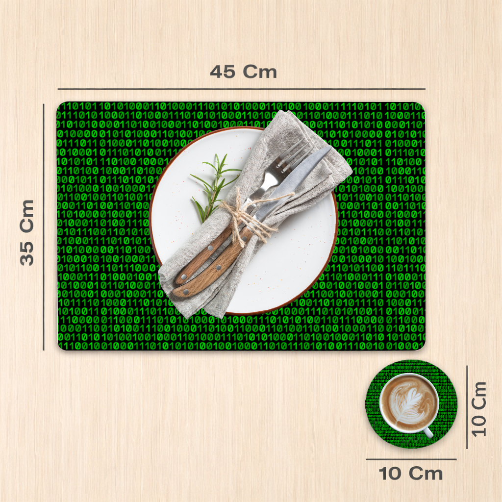 Matrix Style Digital Binary Code Background 