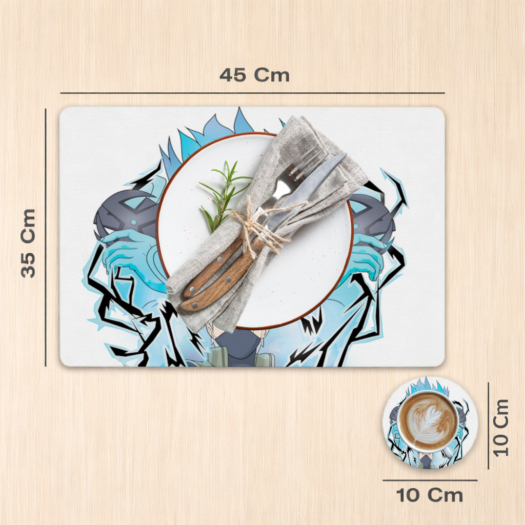 Kakashi Hatake  Kopya Ninja Servis Tabağı Altlığı (12 Adet)