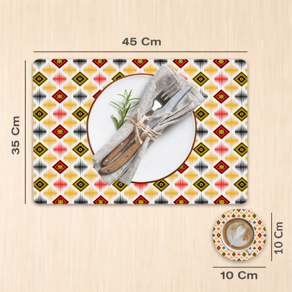 Vibrant Ethnic Geometric Motif 