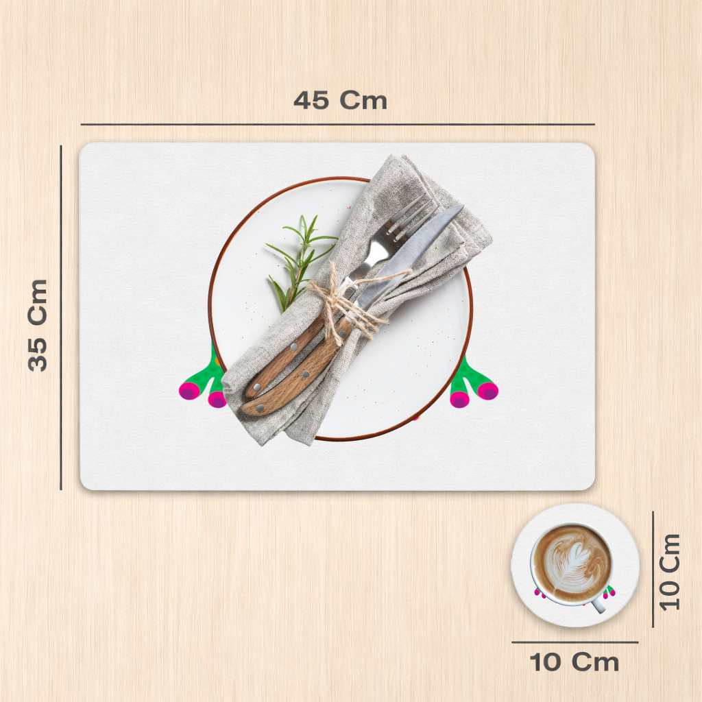 Mexican Alebrije Frog Charger Plate Set  12 Pieces