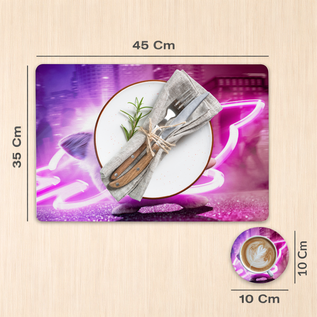 Cyberpunk Pink Fluffy Creature 