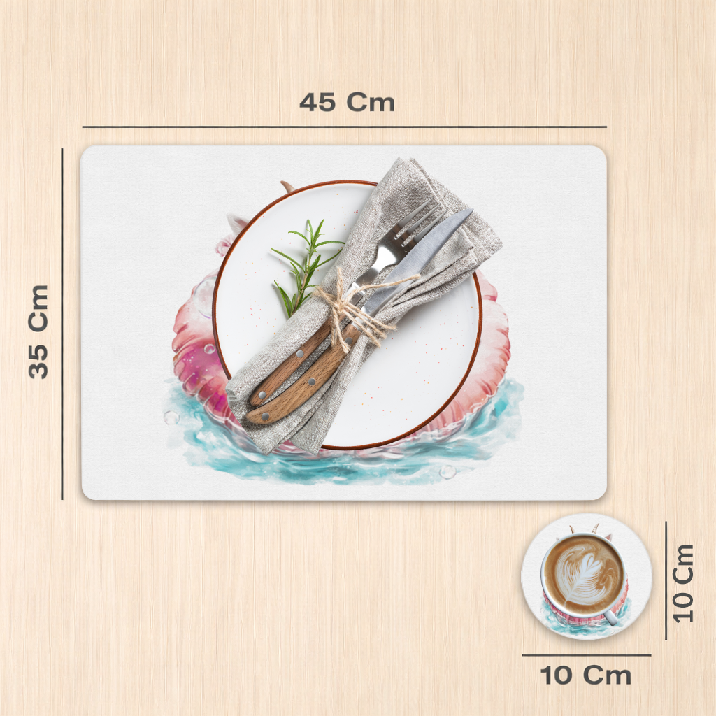 Baby Goat in Pink Pool Ring