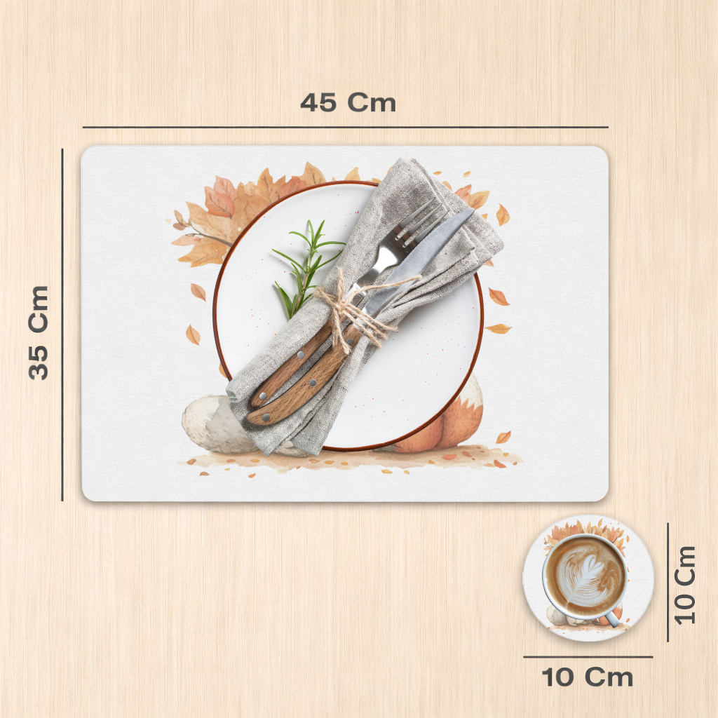 Cozy Autumn Fox and Rabbit 