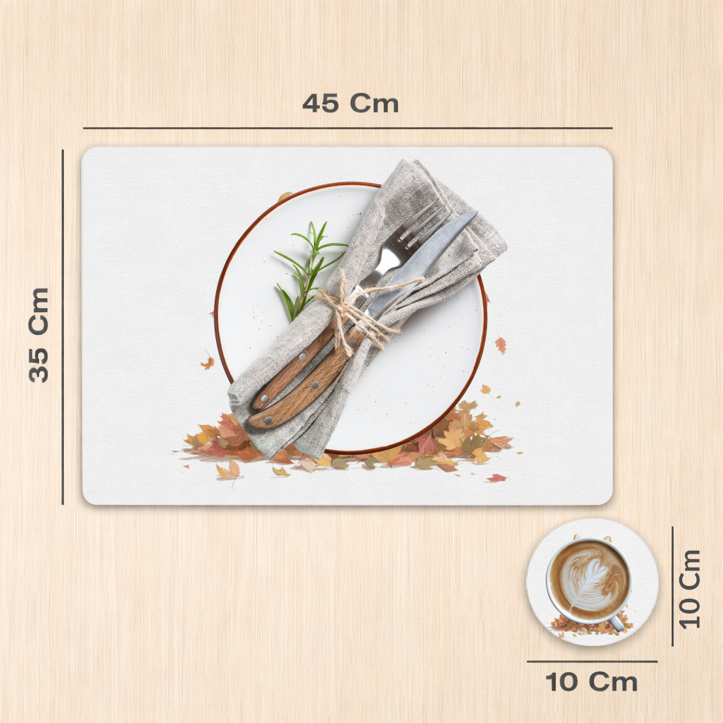 Happy Corgi Puppy in Fall Leaves 