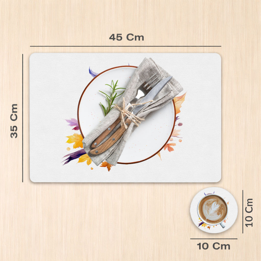 Whimsical Autumn Owl and Butterfly Charger Plate Set  12 Pieces