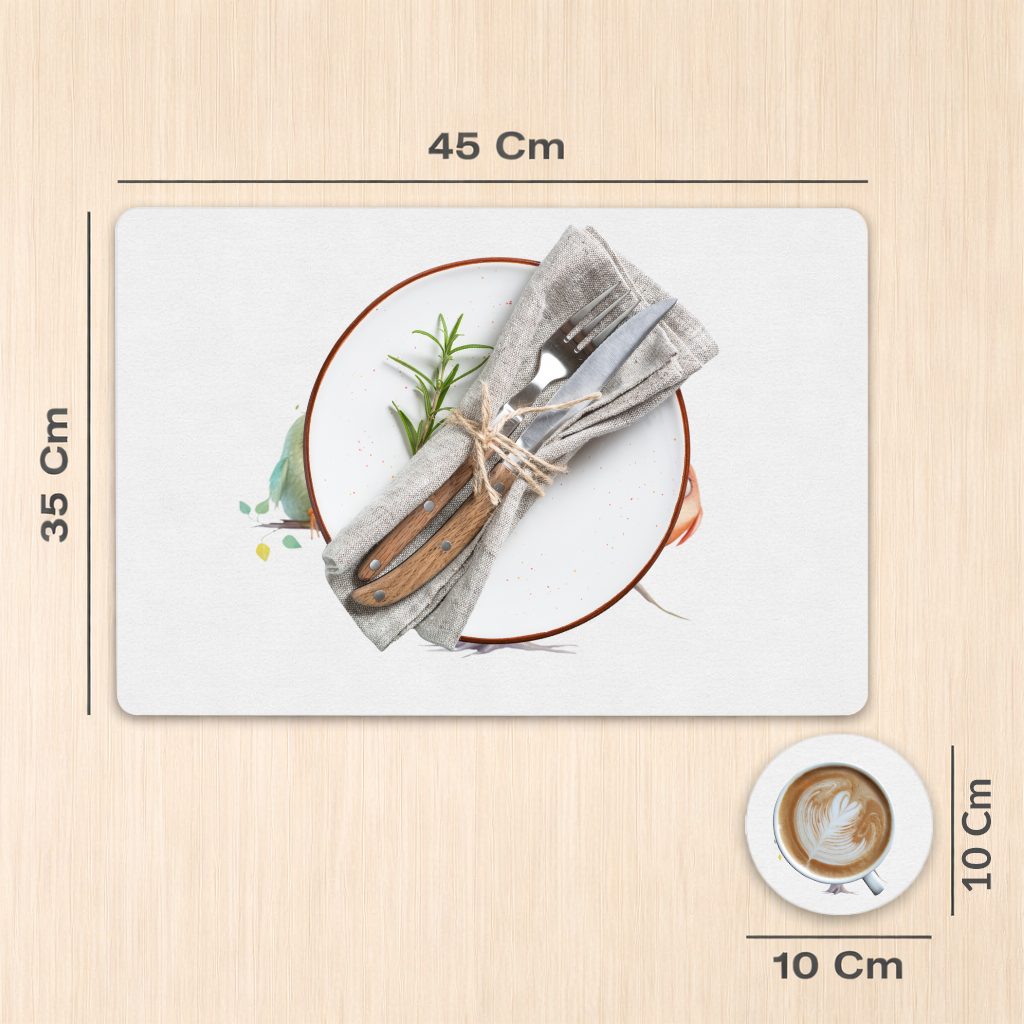 Whimsical Colorful Birds on Branch Charger Plate Set  12 Pieces