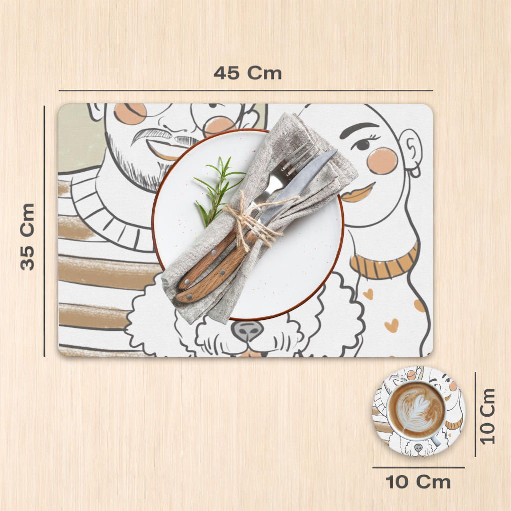 Our Family Charger Plate Set  12 Pieces