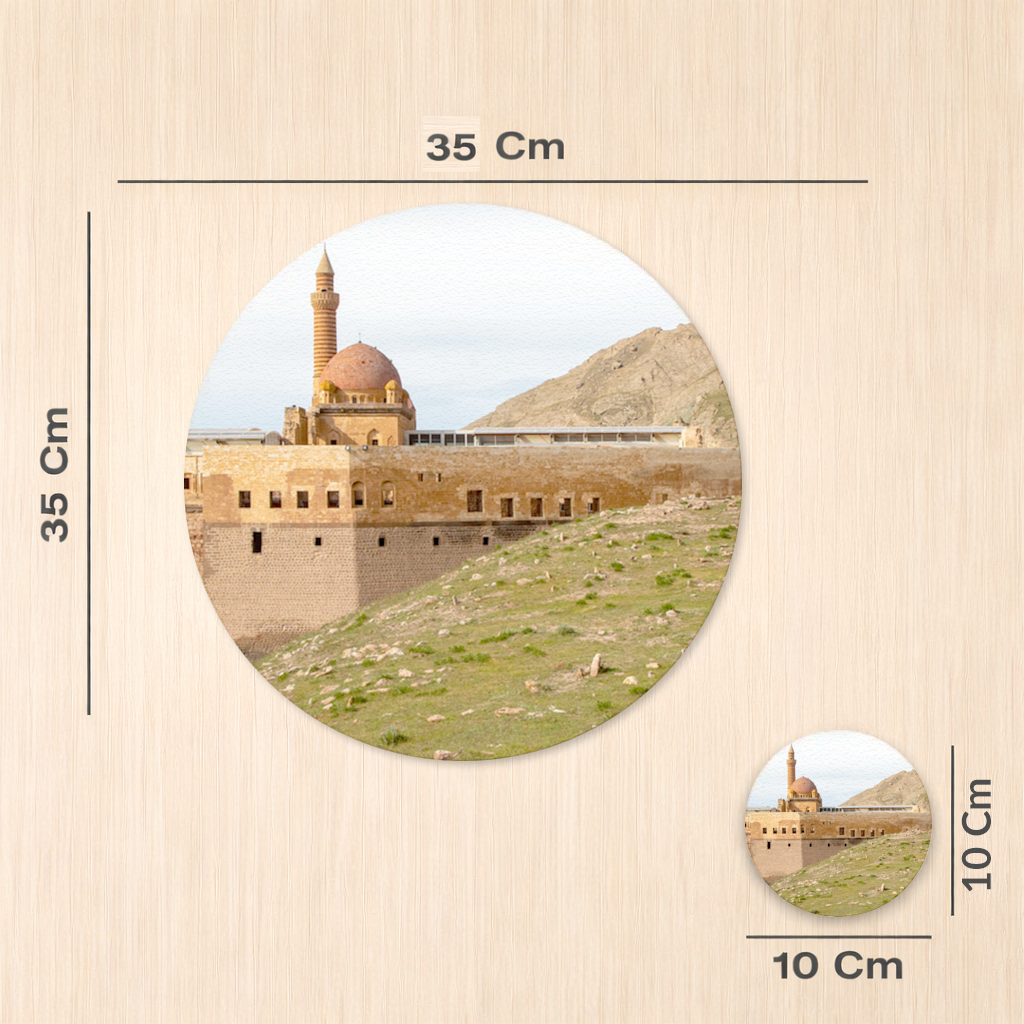 Ishak Pasha Palace  Ottoman Heritage of Eastern Anatolia Charger Plate Set  12 Pieces