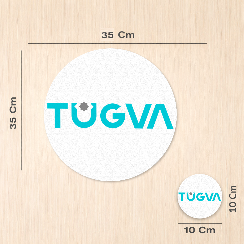 Tügva logo test ürünleri Charger Plate Set  12 Pieces