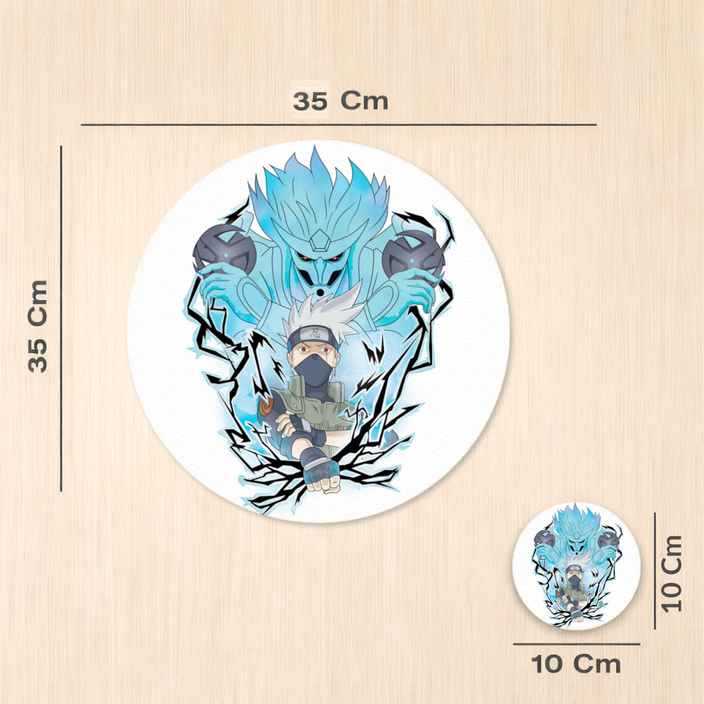 Kakashi Hatake  The Copy Ninja of the Leaf Charger Plate Set  12 Pieces