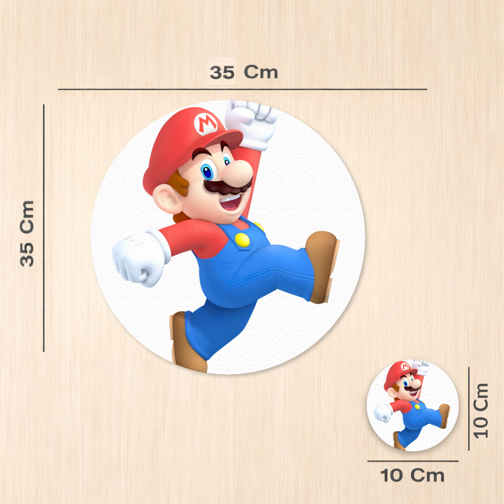 Retro Pixel Hero Design Charger Plate Set  12 Pieces