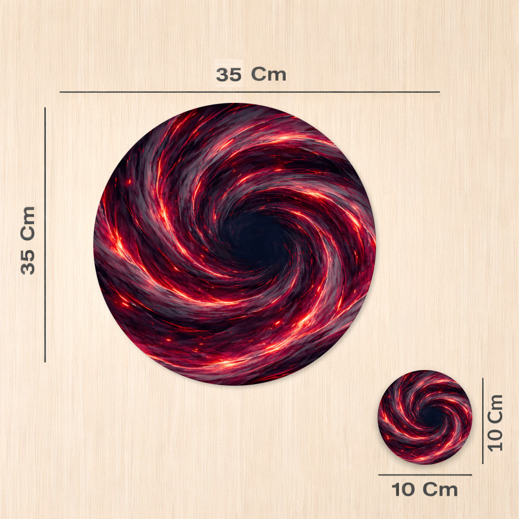 Uchiha Brothers Eternal Black Flames of Amaterasu Charger Plate Set  12 Pieces