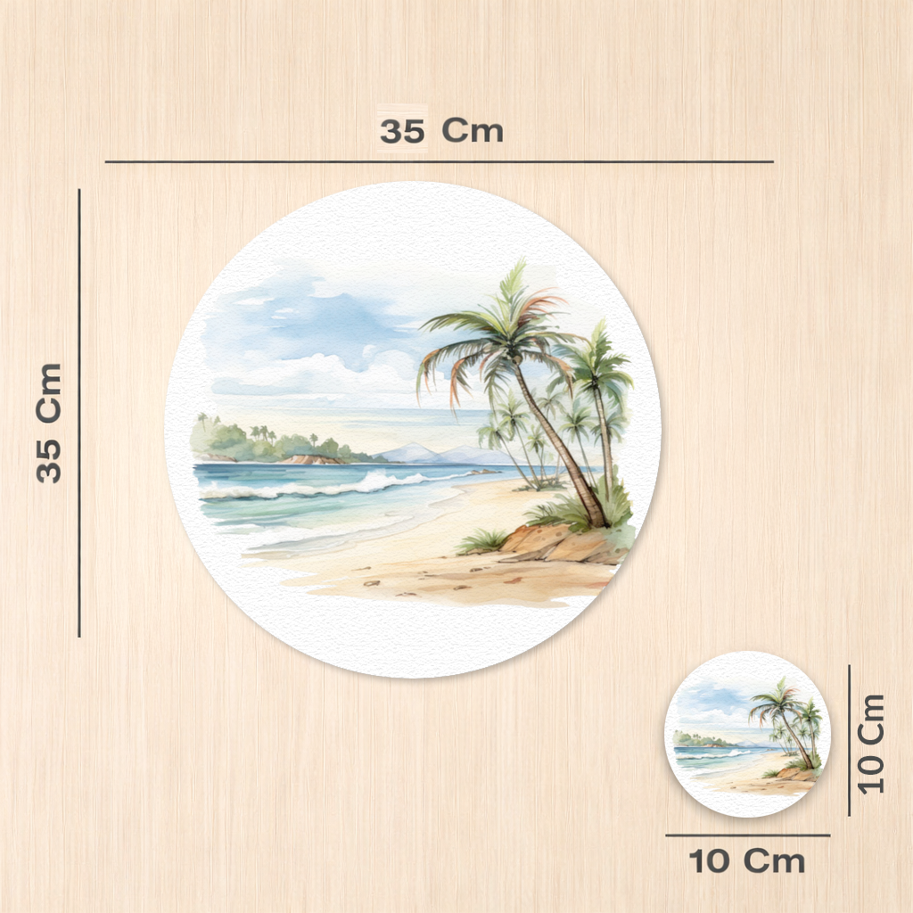 Tropical Palm Tree Beach 