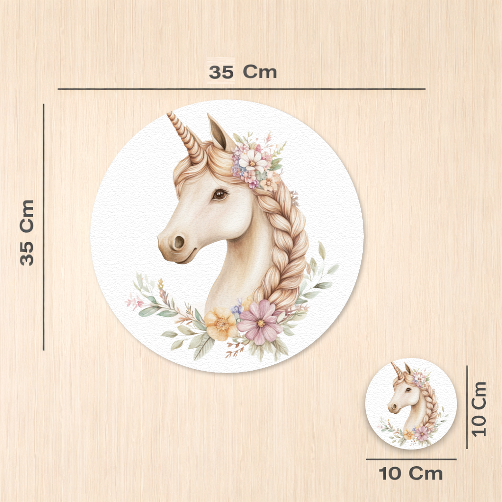 Cottagecore Floral Unicorn 