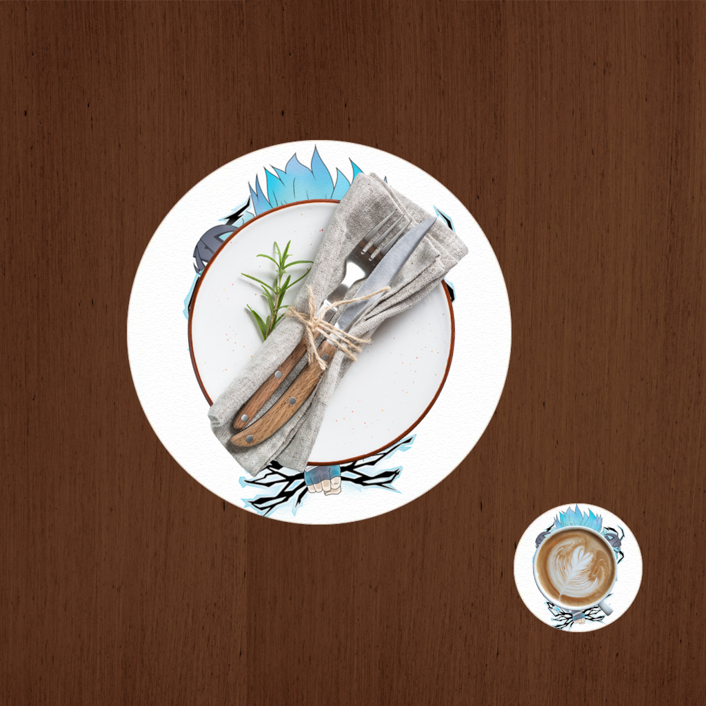 Kakashi Hatake  Kopya Ninja Servis Tabağı Altlığı (12 Adet)