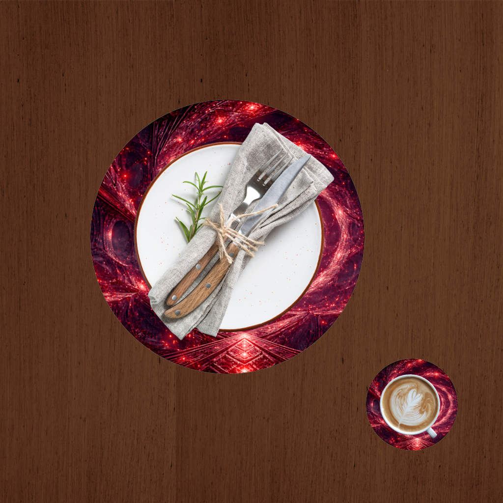 Itachi Uchiha Master of Eternal Tsukuyomi  Time Charger Plate Set  12 Pieces