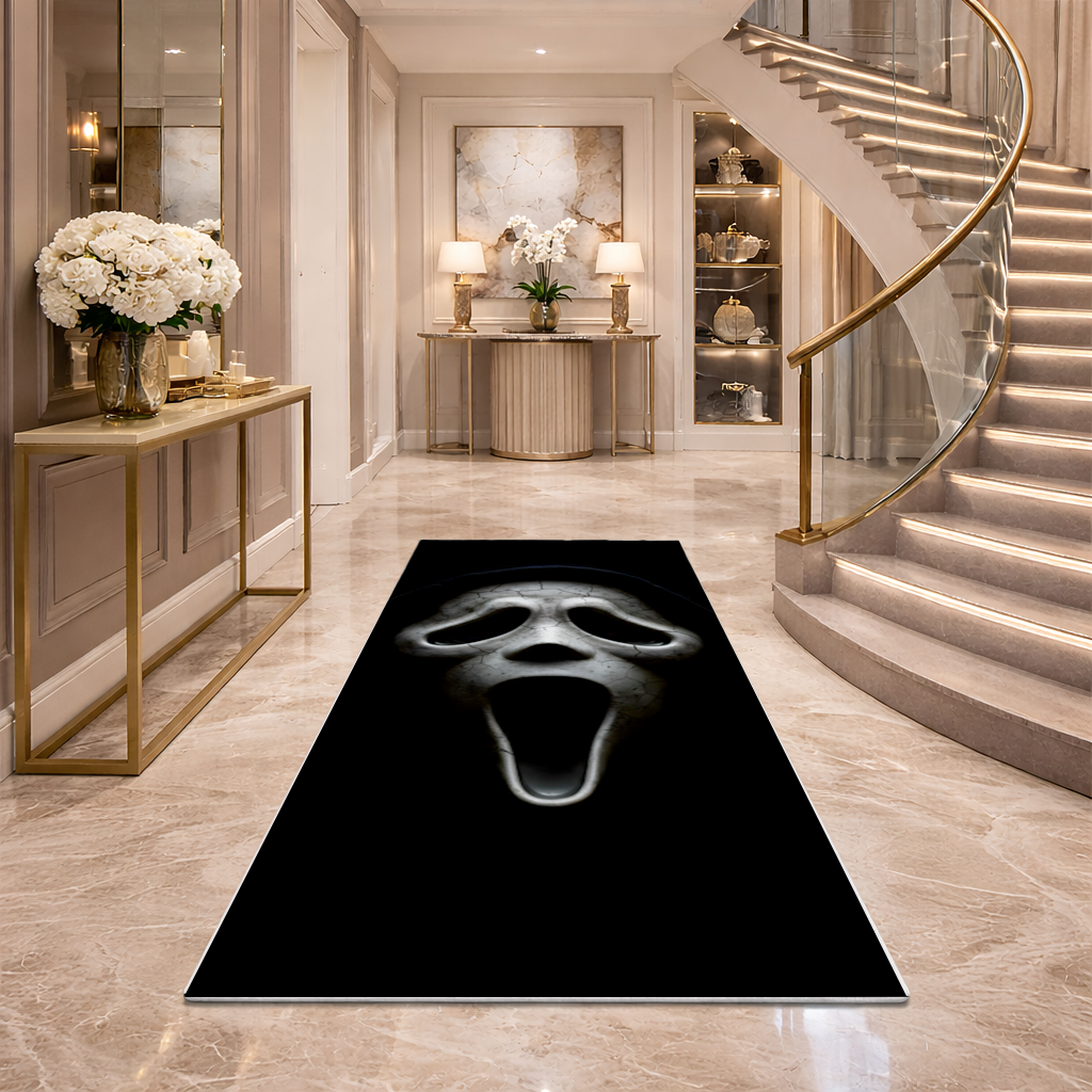 Ghostface The Scream from the Shadows Hallway & Entryway Rug