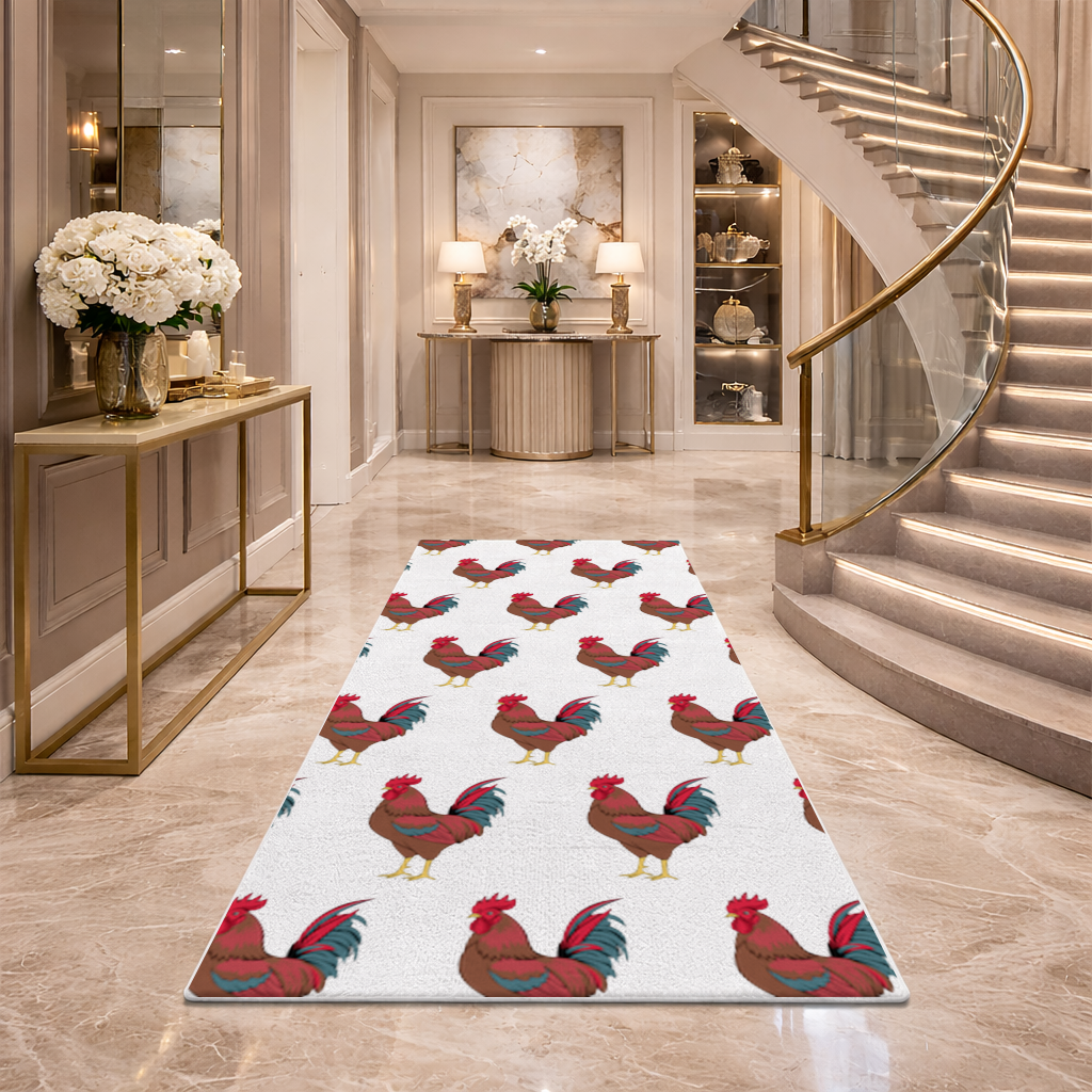 Wilson Lo Siento Retro Graphic Art Hallway & Entryway Rug