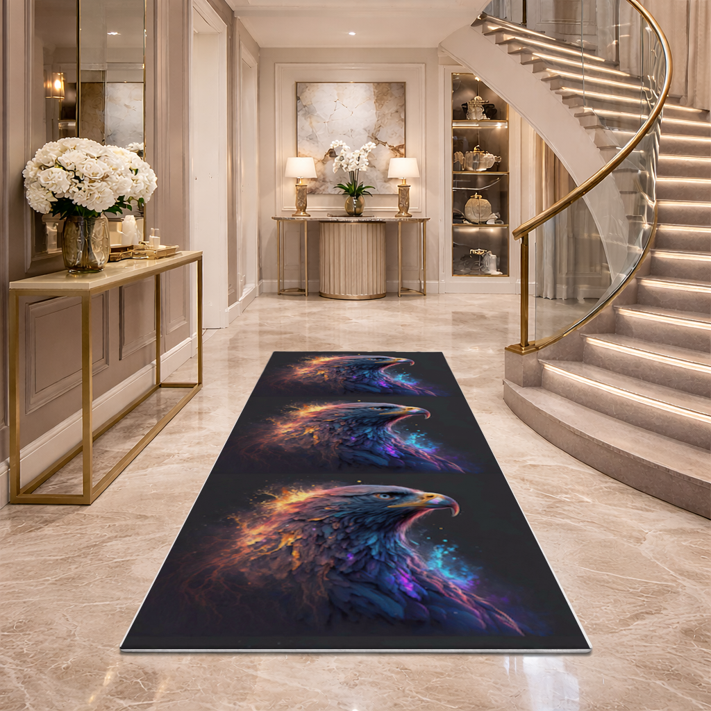 Eagle image  A symbol of strength and freedom. Hallway & Entryway Rug