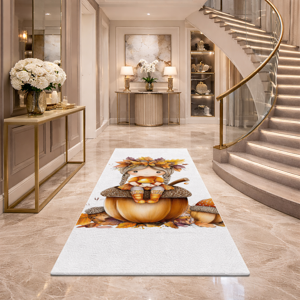 Mantar Tutan Meşe Palamudu Kızı Antre ve Koridor Halısı