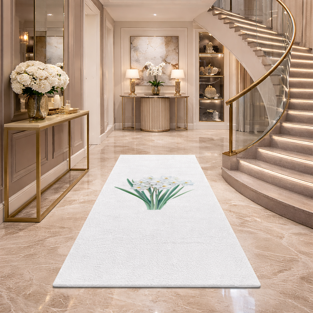 White Daffodil Bouquet Botanical 