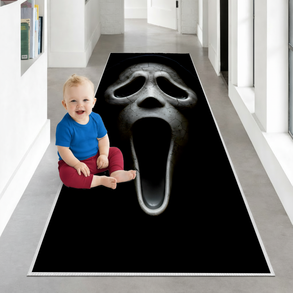 Ghostface The Scream from the Shadows Hallway & Entryway Rug