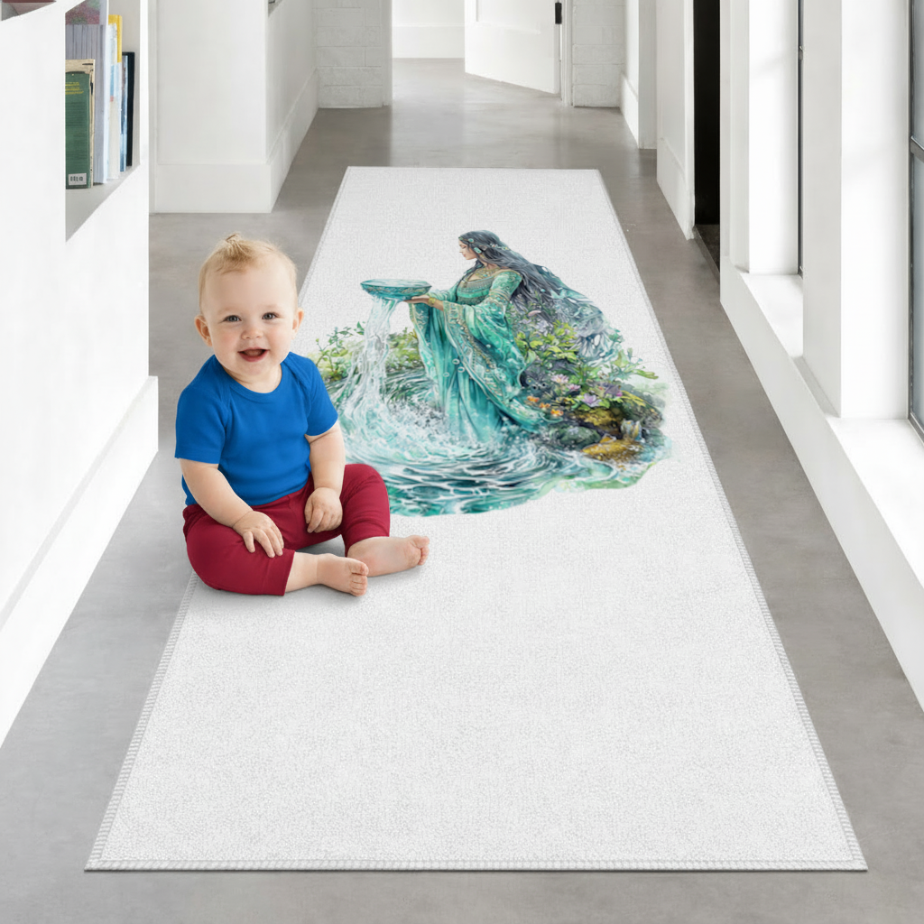 Efsunlu Su Tanrıçası Antre ve Koridor Halısı