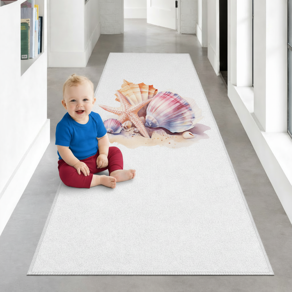 Watercolor Coastal Seashells 