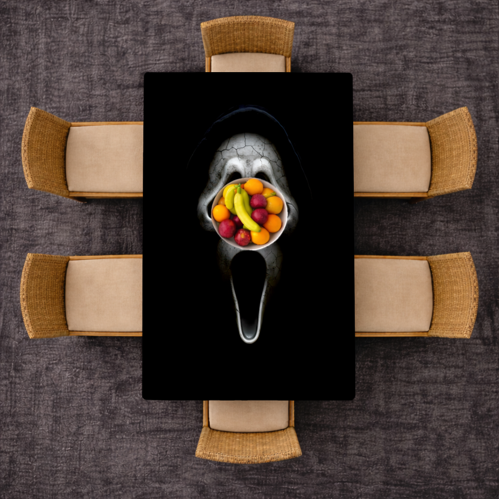 Ghostface The Scream from the Shadows Rectangular Tablecloth