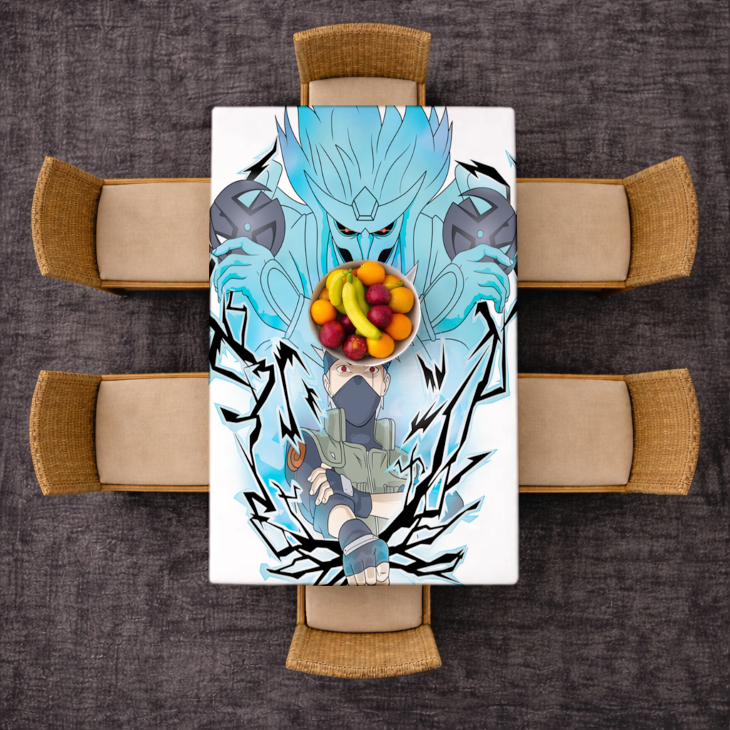 Kakashi Hatake  The Copy Ninja of the Leaf Rectangular Tablecloth