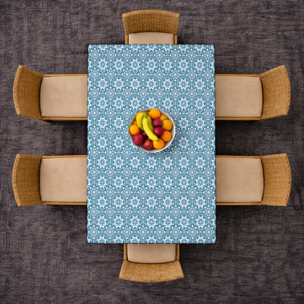 Elegant Blue Mandala Pattern 