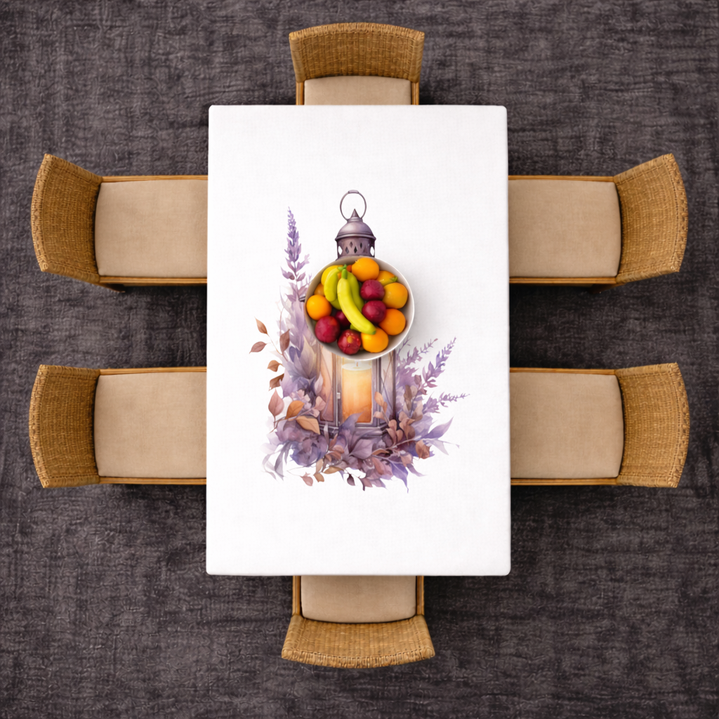 Cottagecore Lavender and Leaves Lantern 