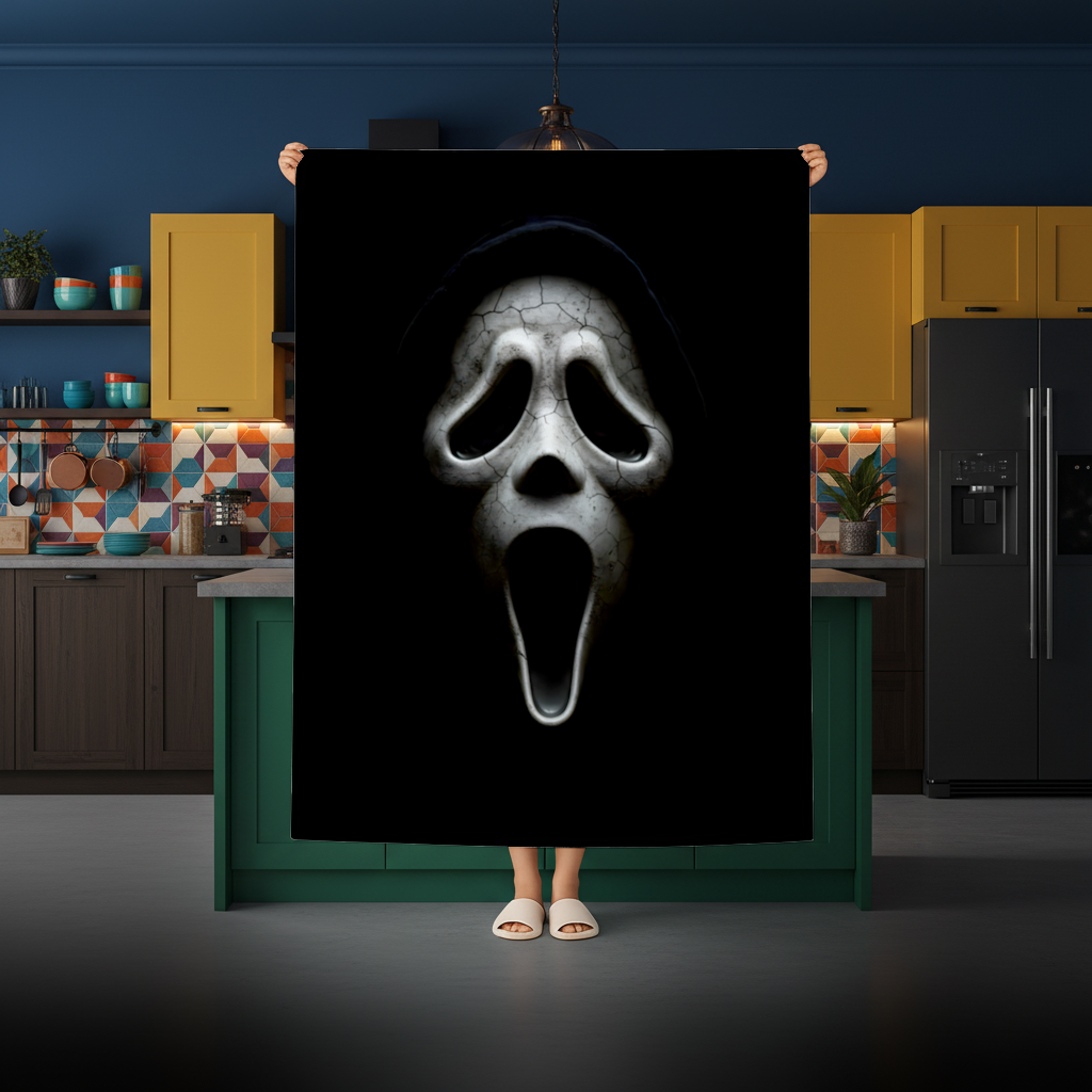 Ghostface The Scream from the Shadows Rectangular Tablecloth